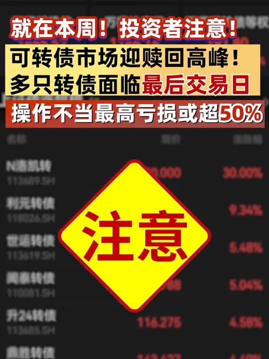 注意！最后2天，不操作将亏40%！