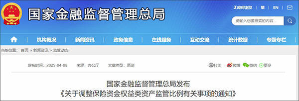 险资权益类资产监管比例调整一举多赢