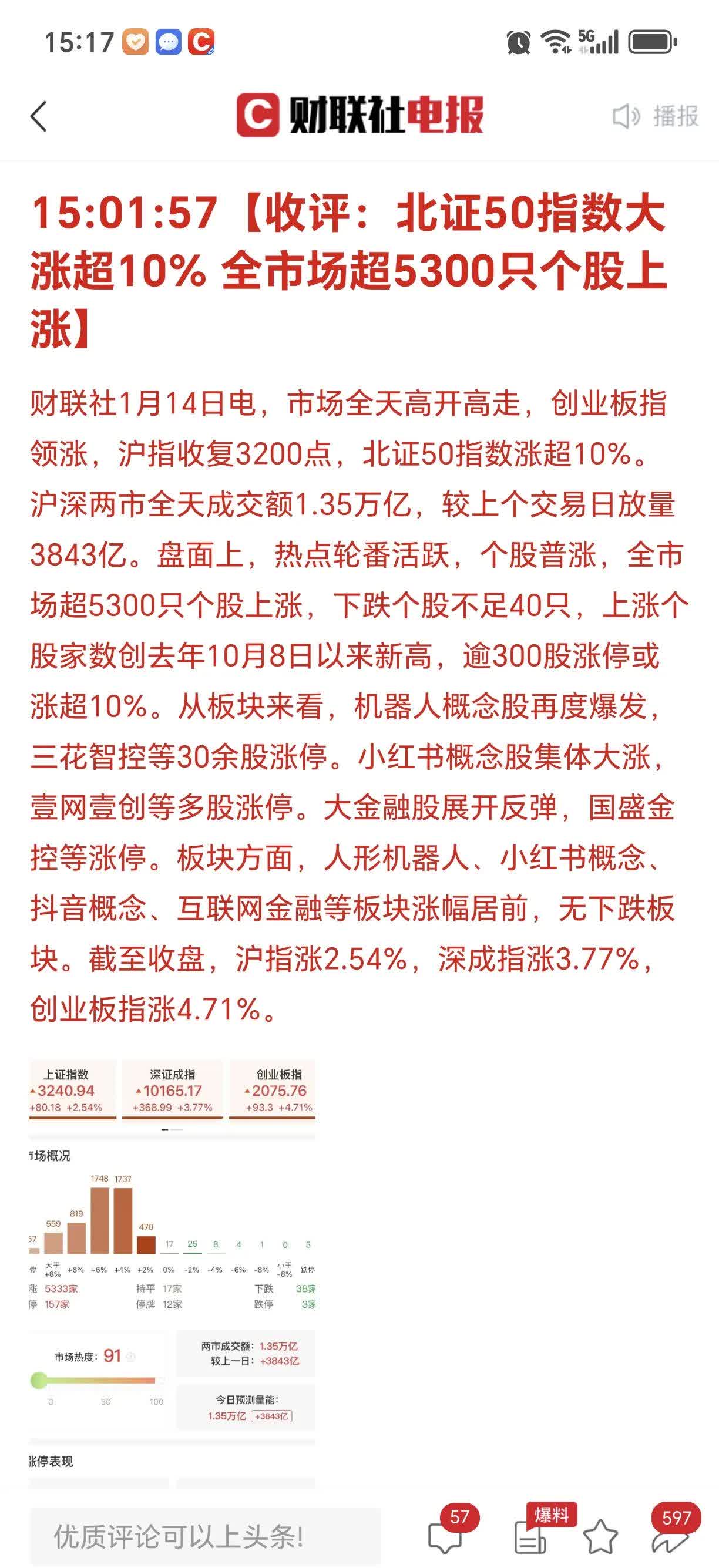 84只个股连续5日或5日以上获融资净买入