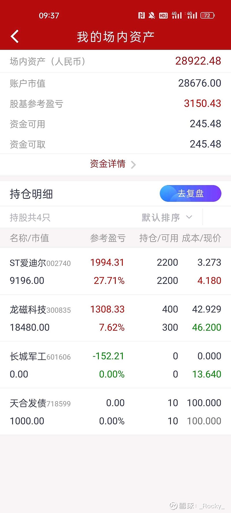 长城军工录得9天7板