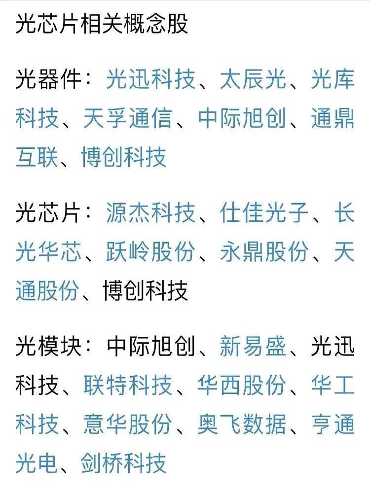 光通信概念股大涨 机构评级关注多只个股