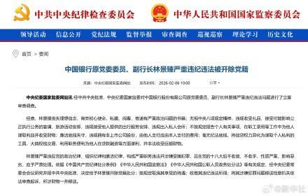 信贷权力异化，林景臻被开除党籍！多名大行原干部被处分