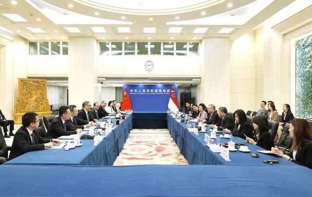 王文涛部长会见英国商贸大臣凯尔