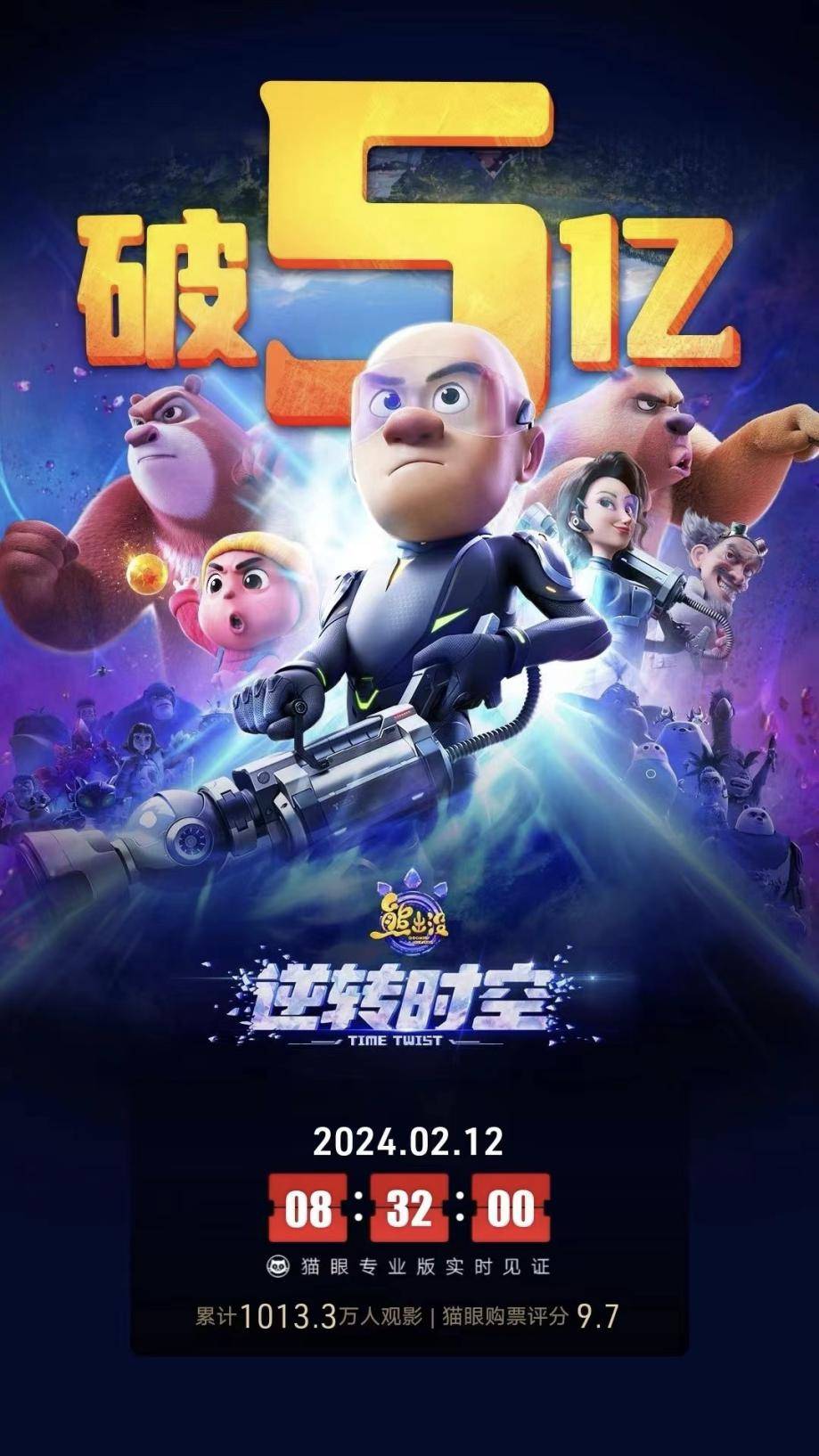 《熊出没・年年有熊》预售总票房突破2000万元