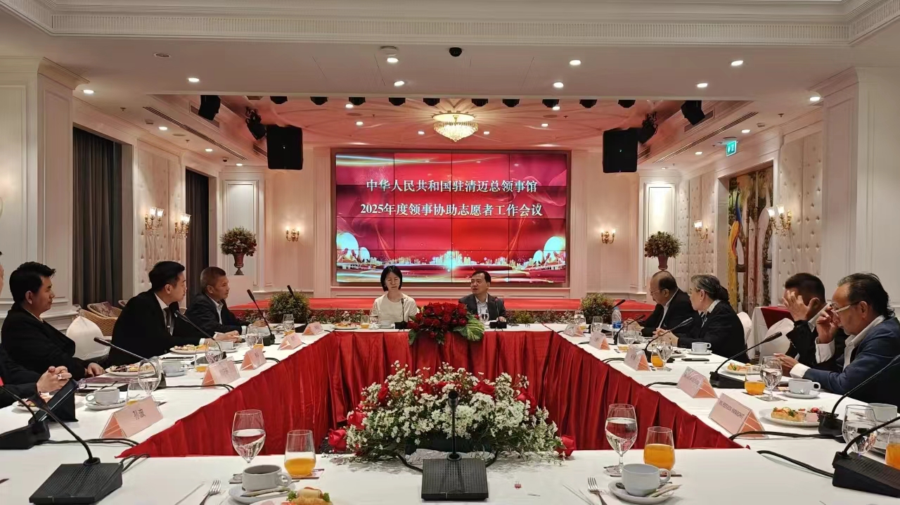 陈海平总领事接受电视专访宣介全国两会精神